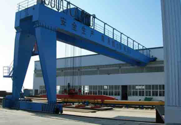 Double Girder Semi Gantry Crane for Workstation Use.jpg Double Girder Semi Gantry Crane for Workstation Use.jpg