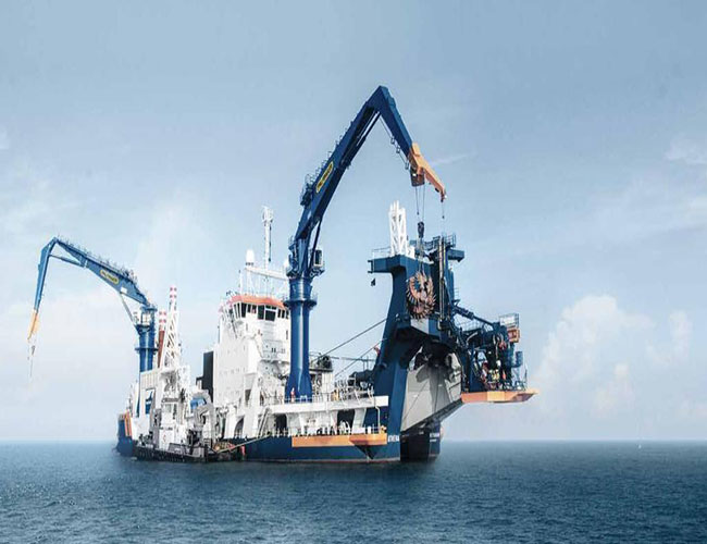 Plataforma marinha Crane.jpg do navio do guindaste telescópico hidráulico do crescimento da junta de 2.5t 22m 2.5t 22m Hydraulic Knuckle Telescopic Boom Crane Marine Ship Deck Crane.jpg