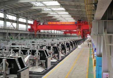 Guindaste de alumínio eletrolítico